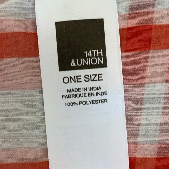 Floral and Striped Multicolor Scarf - Picture 7 of 9